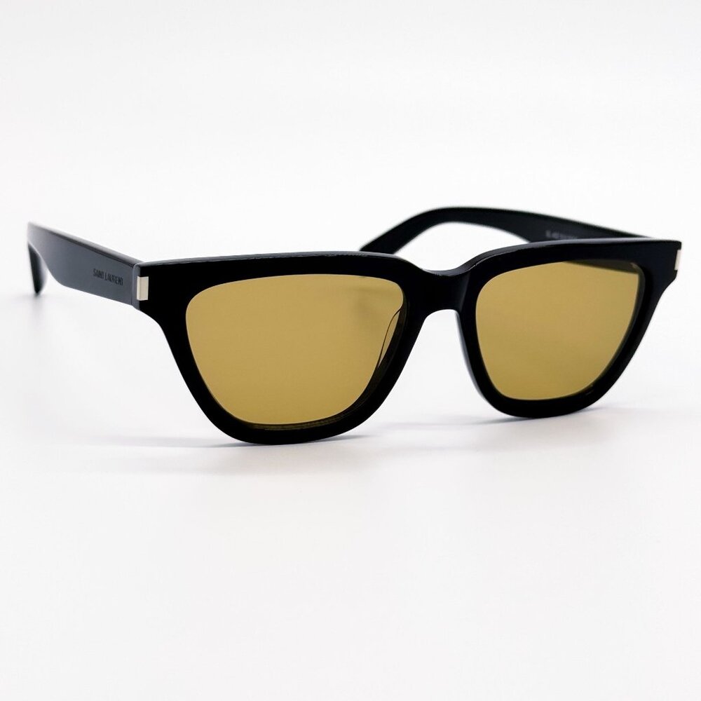 NEW SAINT LAURENT SUNGLASSES BLACK EYEWEAR - Picture 4 of 8